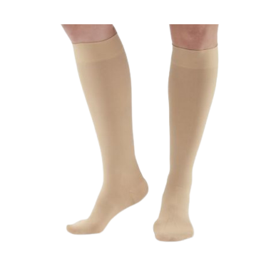 AW Style 291 Luxury Opaque Closed Toe Knee Highs - 20-30 mmHg