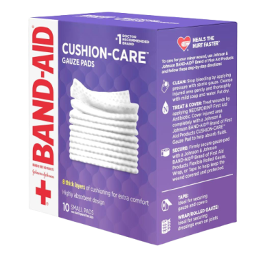 Band-Aid Cushion-Care Gauze Pads