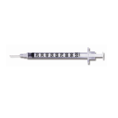 BD 1 mL Insulin Syringes with Needle