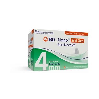 BD Nano 2nd Gen Pen Needles 4mm x 32G by embecta Medical II LLC