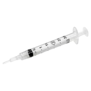 BD Syringe with Blunt Plastic Cannula - 3 mL, 5 mL