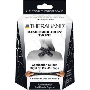 TheraBand Kinesiology Pre-Cut Tape Strip Roll 