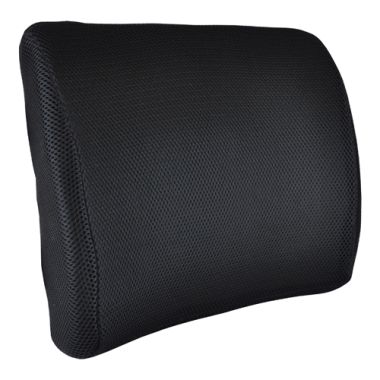 Comfort n' Support Memory Foam Lumbar Cushion With Straps