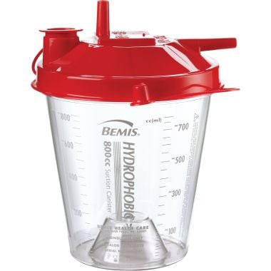 Bemis Hydrophobic Rigid Suction Canisters - 800 & 1200 cc