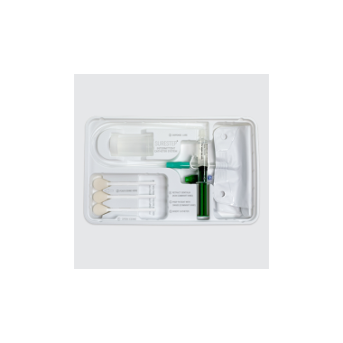 BD Surestep Intermittent Catheter Tray 16 Fr Coude and Straight Tip - INTL16C, INTS16