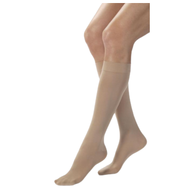 Jobst Opaque Knee High Compression Socks CLOSED TOE 30-40 mmHg