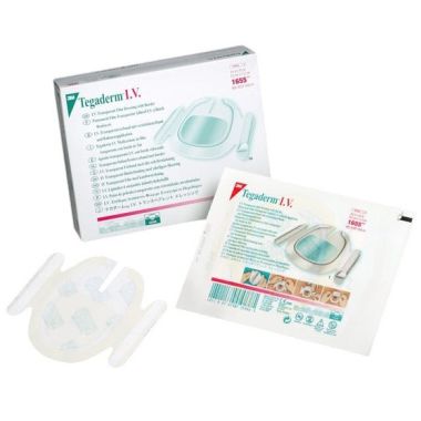 Tegaderm 1655 IV Border Dressing | 3-1/2 x 4-1/2 by 3M