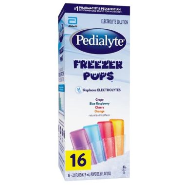 Pedialyte Freezer Pops Electrolyte Solution