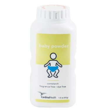 Cardinal Health Cornstarch Baby Powder 1.5 oz. Bottle