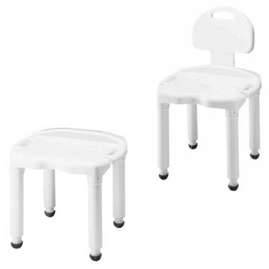 Carex Universal Bath Chair/Shower Stool with Adjustable Legs