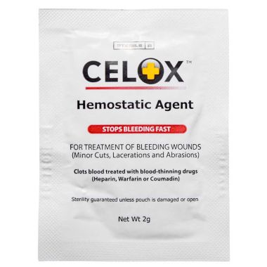 Celox Hemostatic Blood Clotting Granules - 2 gm Packet by MedTrade