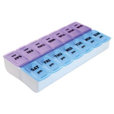 Weekly Twice-a-Day Pill Organizer