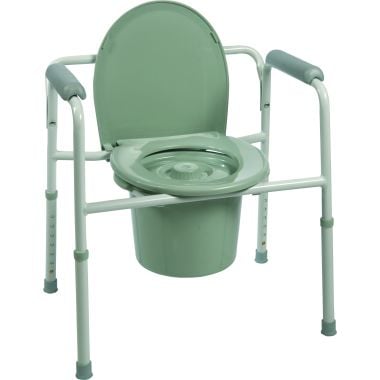 ProBasics Professional Three-In-One Steel Commode