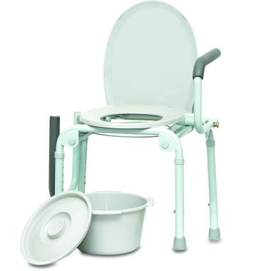 ProBasics Professional Steel Drop-Arm Commode