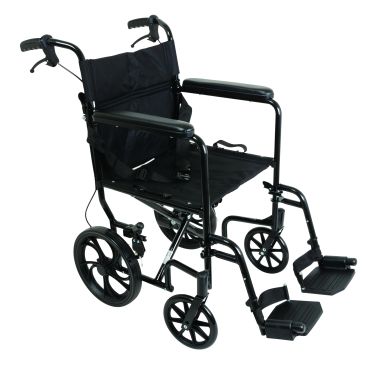 ProBasics Professional Aluminum Transport Chair with 12-Inch Wheels