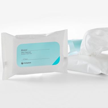 Coloplast Brava Skin Cleanser Wipes, Unscented - 12080