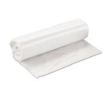 Colonial Bag Medium Duty White LLDPE Trash Bag - 15 gallon