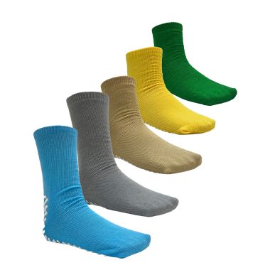 AMiNA Non-Slip Hospital Socks, Single-Tread Grips