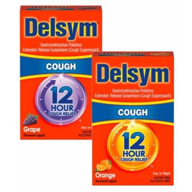 Delsym 12-Hour Cough Relief Liquid, Day & Night