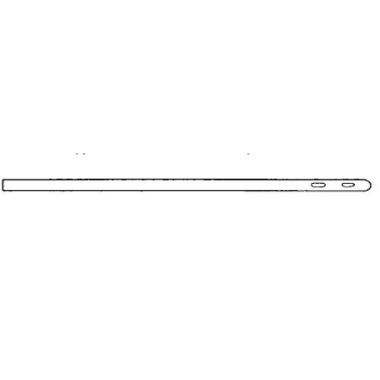 Continent Ostomy Catheter Straight Tip 30 Fr. 15 Inch