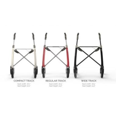 byACRE Carbon Ultralight Foldable Rollator Walker - Compact, Regular, Wide Models