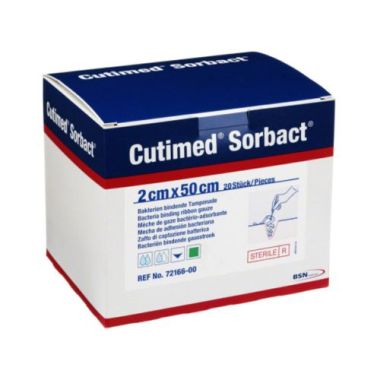 Cutimed Sorbact Ribbon Gauze 