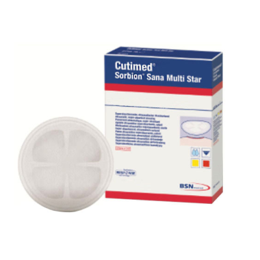 Cutimed Sorbion Sachet Multi Star Dressing 7323701 | 8 cm | 3.5 Inch