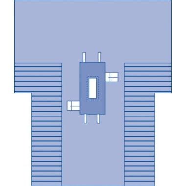 Medline Universal Spine Surgical Drape, 112 x 99 x 138 in. - DYNJP10010