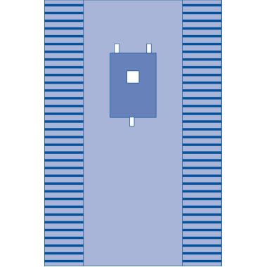 Medline Pediatric Laparotomy Surgical Drape, 77 x 108 in. - DYNJP3007