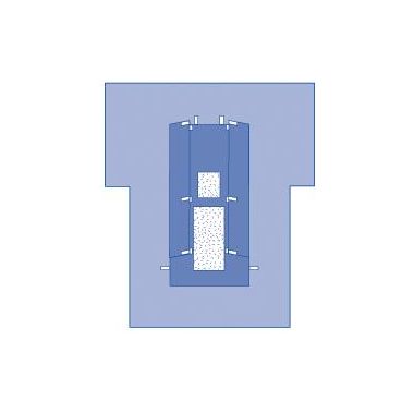 Medline CVMax Cardiovascular Incise Surgical Drape, Sterile - DYNJP4012