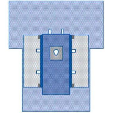 OrthoMax Hip Drape with Pouches, 112 x 89 x 137 in. - DYNJP8211