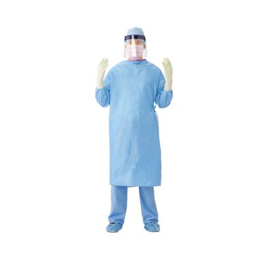 Sirus Fabric-Reinforced Surgical Gowns with Raglan Sleeves, Sterile
