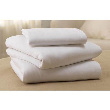 Medline Soft-Fit Knitted Fitted Flat Sheets, 60 x 104 in. - MDTFS4J14