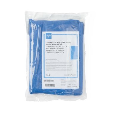 Medline Polypropylene SMS Drape Leggings, 31 x 48 in. to 33 x 51 in.