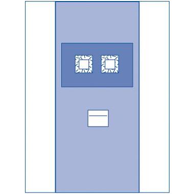 Medline Pacemaker Surgical Drapes, Sterile - DYNJP4107