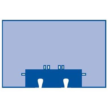 OrthoMax Dual Split Shoulder Surgical Drape, 111 x 60 in. - DYNJP8407