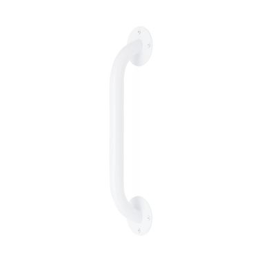 Medline White Enameled Grab Bars, 12, 16, or 32 in.