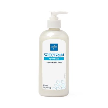 Medline Spectrum Advanced Lotion Hand Soap with Aloe Vera, 7.5, 16 oz., or 1 gal.