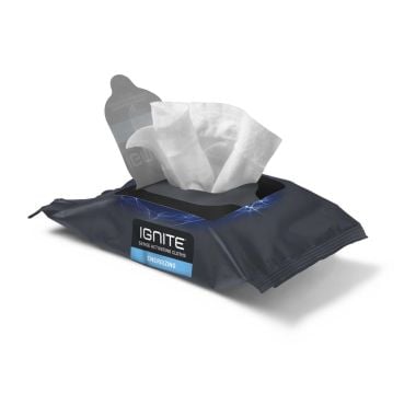 Medline Ignite Body Activating Cloths with Energizing Coffee and Pomegranate