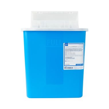 Medline Pharmaceutical Waste Containers, Blue, 3 Gallon