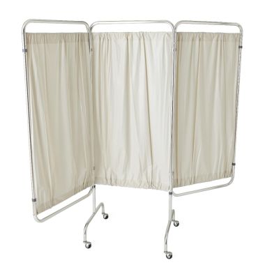 Medline Three-Panel Vinyl Privacy Screens - MDS80450