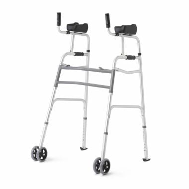Medline Upright Folding Walkers, Adult or Junior