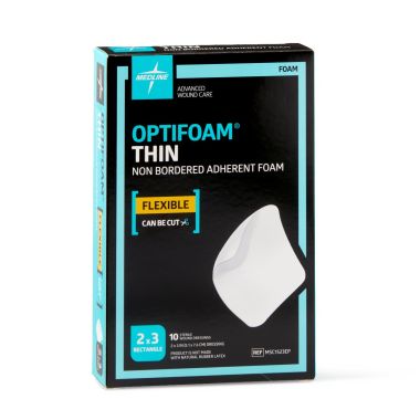 Optifoam Thin Adhesive Foam Dressings - 2, 3, 4 in.
