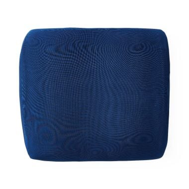 Medline Compression-Packed Lumbar Cushions, Navy Blue - MSCLUMBARC