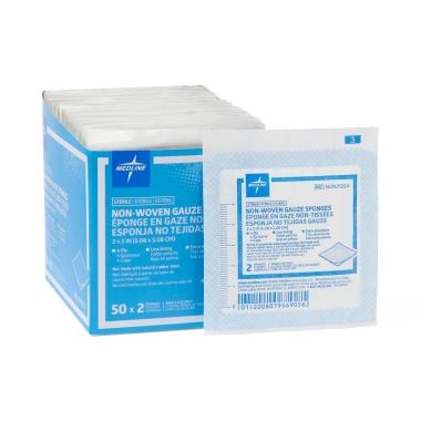 Medline 4 x 4 Avant Gauze Sponges, 6 Ply Sterile - NON21446