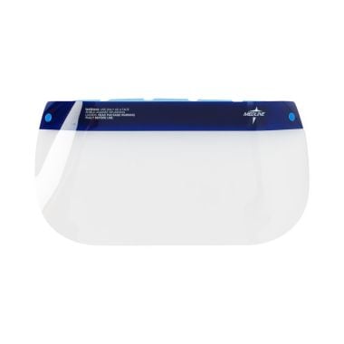 Medline Face Shields with Elastic Band, 3/4 Length