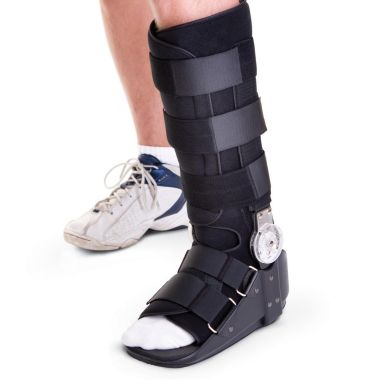 Medline Articulating Range of Motion Short Leg Walkers, Size S to L