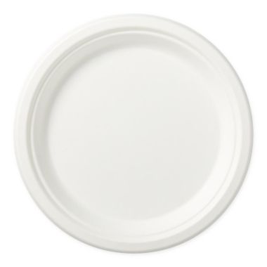 Medline Molded Fiber Paper Plates, 9 in.