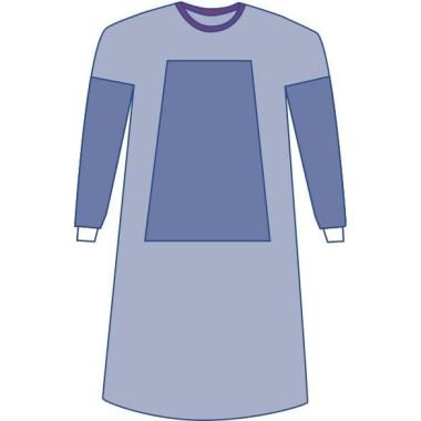 Medline Eclipse Fabric-Reinforced Surgical Gowns with Set-In Sleeves, Sterile