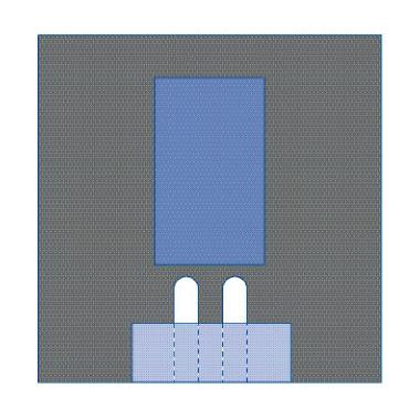Medline Bilateral Split Surgical Drape - DYNJP4007